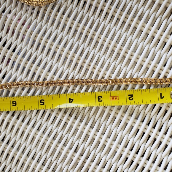 Vintage Gold-tone Necklace/Bracelet Set - Picture 4 of 4